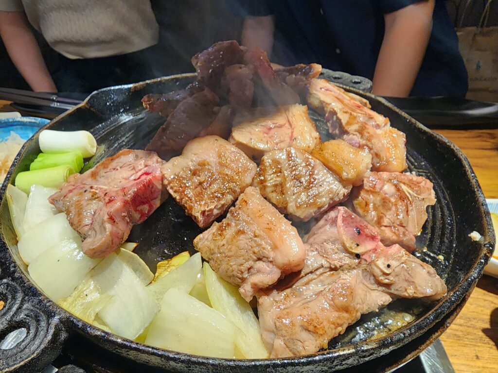 다 구워진 양갈비