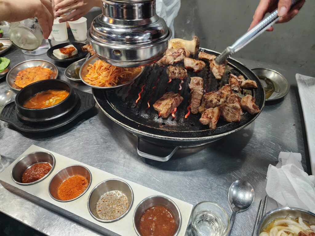 목살 구이